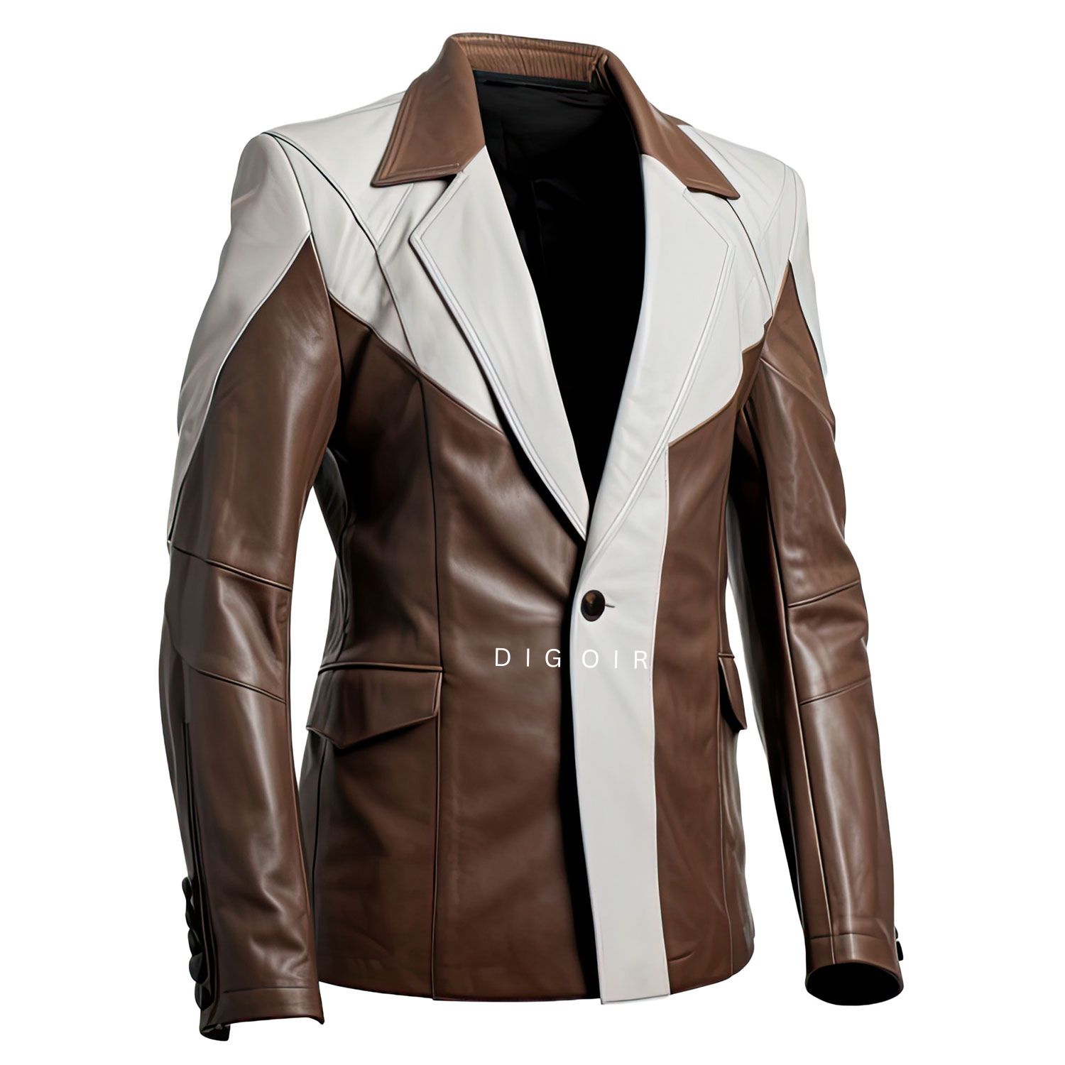 leren blazerjas