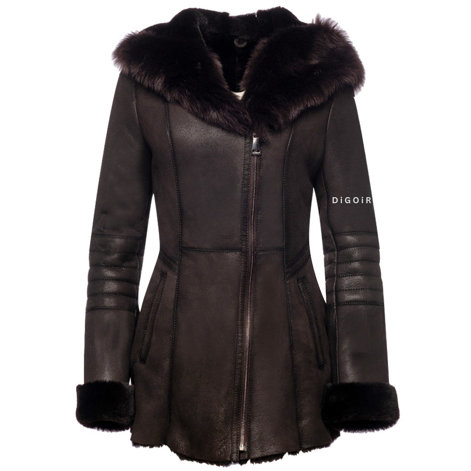 trenchcoat met capuchon